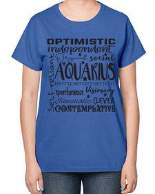 Aquarius 563# - aquarius-  Ladies T-Shirt
