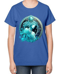 Aquarius 63# - aquarius-  Ladies T-Shirt