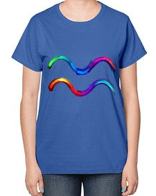 Aquarius 69# - aquarius-  Ladies T-Shirt