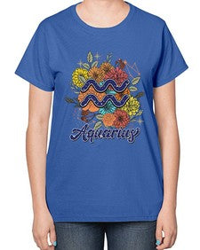 Aquarius 7# - aquarius-  Ladies T-Shirt