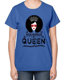 Aquarius queen 75# - aquarius-  Ladies T-Shirt