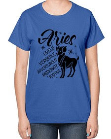 Aries 100# - aries-  Ladies T-Shirt
