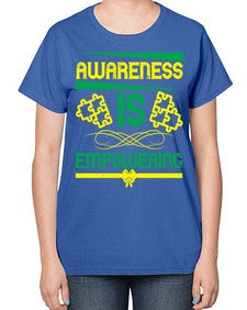 Awareness is empowering Style 4# - Self awareness-  Ladies T-Shirt