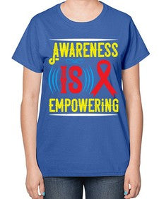 Awareness is empowering Style 6# - Self awareness-  Ladies T-Shirt