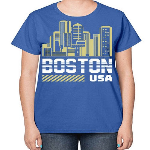 Boston 480# - cities-  Ladies T-Shirt
