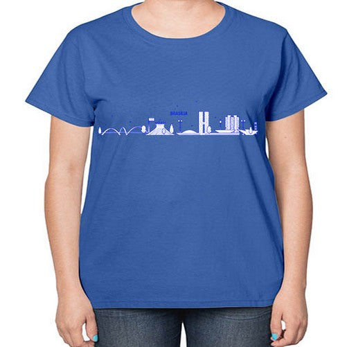 Brasilia 487# - cities-  Ladies T-Shirt