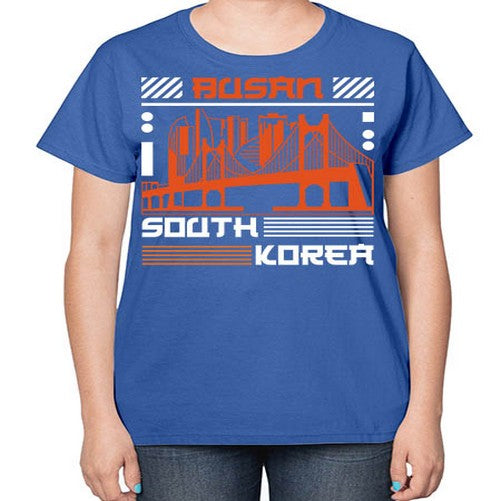 Busan 524# - cities-  Ladies T-Shirt