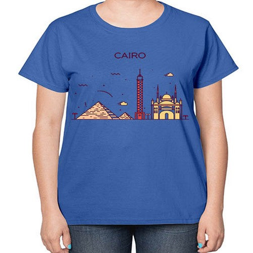Cairo 529# - cities-  Ladies T-Shirt