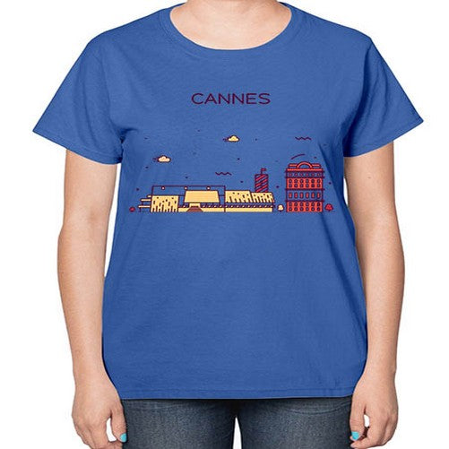 Cannes 545# - cities-  Ladies T-Shirt
