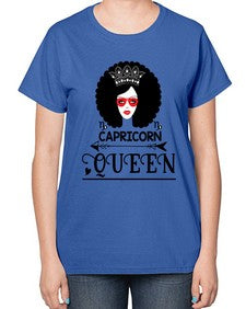 Capricorn queen 197# - capricorn-  Ladies T-Shirt