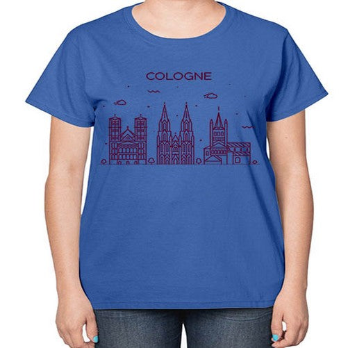 Cologne 593# - cities-  Ladies T-Shirt