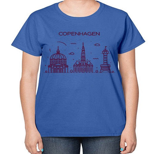 Copenhagen 623# - cities-  Ladies T-Shirt