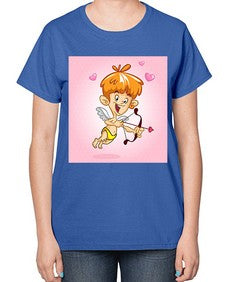Cupid 80# - cartoon general-  Ladies T-Shirt
