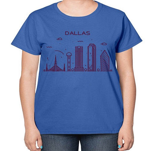 Dallas 643# - cities-  Ladies T-Shirt