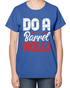 Do a barrel roll 4# - video games-  Ladies T-Shirt