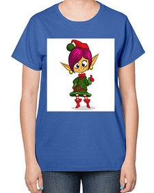 Elf 118# - cartoon general-  Ladies T-Shirt