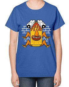 Fuck the weekend 128# - cartoon general-  Ladies T-Shirt