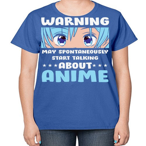 Funny Anime Talk About Anime 229# - anime-  Ladies T-Shirt