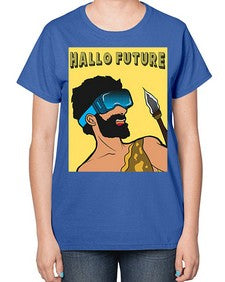 Hallo Future 497# - art pop art-  Ladies T-Shirt