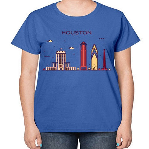 Houston 911# - cities-  Ladies T-Shirt