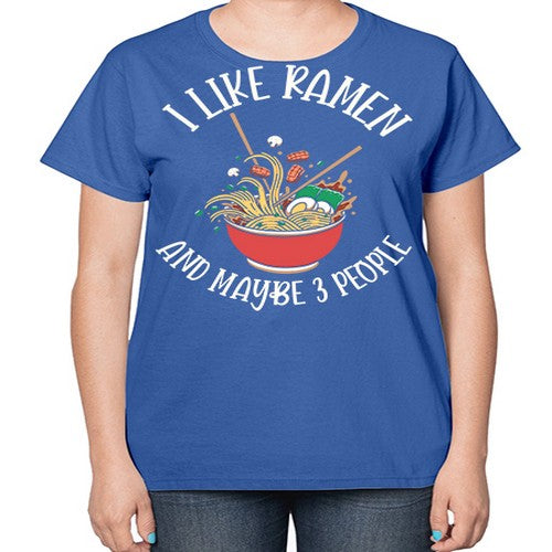 I Like Ramen Japanese Noodles 239# - anime-  Ladies T-Shirt