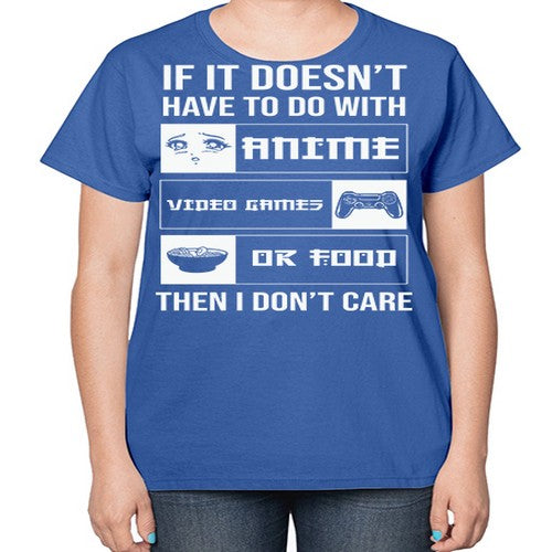 If It NotAnime Game Or Anime 246# - anime-  Ladies T-Shirt