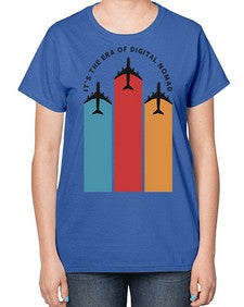 Its the Era of Digital Nomad 10# - internet-  Ladies T-Shirt