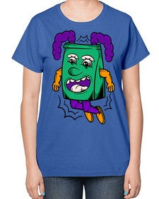 Jumping pouch 146# - cartoon general-  Ladies T-Shirt