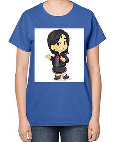 Kid 147# - cartoon general-  Ladies T-Shirt