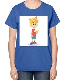 Kid 148# - cartoon general-  Ladies T-Shirt