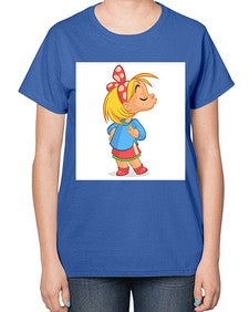 Kid 152# - cartoon general-  Ladies T-Shirt