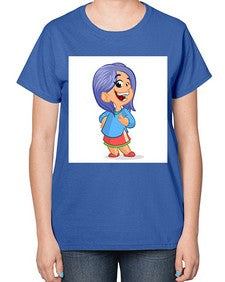 Kid 155# - cartoon general-  Ladies T-Shirt