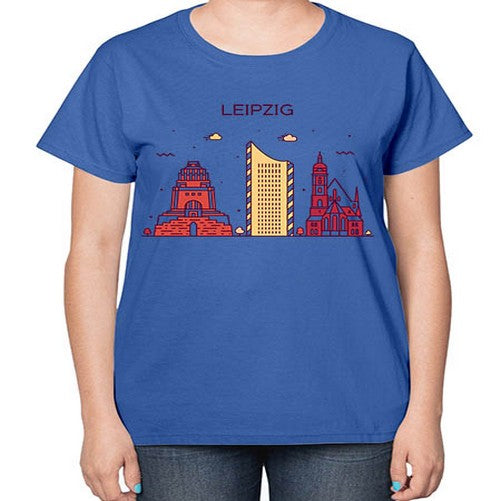 Leipzig 1128# - cities-  Ladies T-Shirt