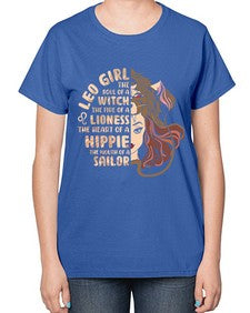 Leo girl 289# - leo-  Ladies T-Shirt