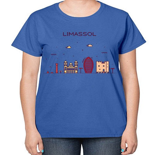 Limassol 1143# - cities-  Ladies T-Shirt