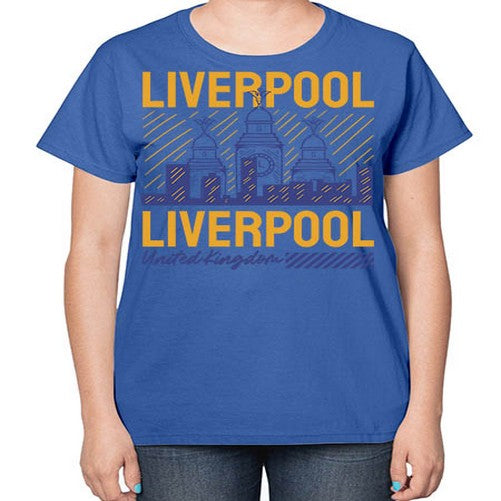 Liverpool 1152# - cities-  Ladies T-Shirt