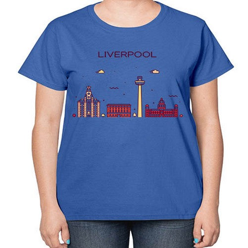 Liverpool 1153# - cities-  Ladies T-Shirt