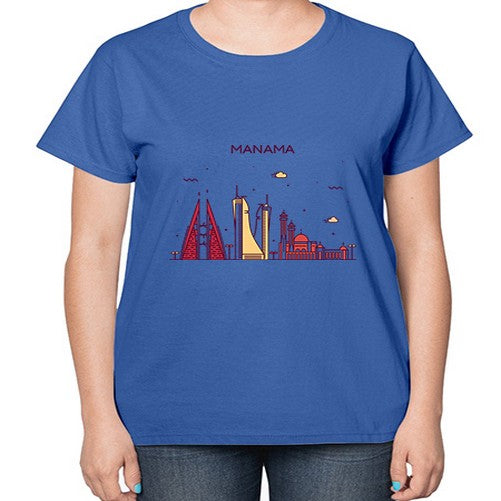 Manama 1225# - cities-  Ladies T-Shirt