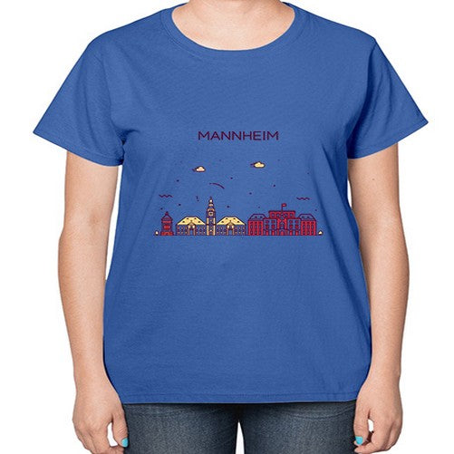 Mannheim 1237# - cities-  Ladies T-Shirt