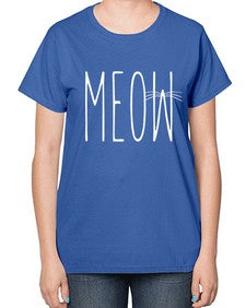 Meoww - cats-  Ladies T-Shirt