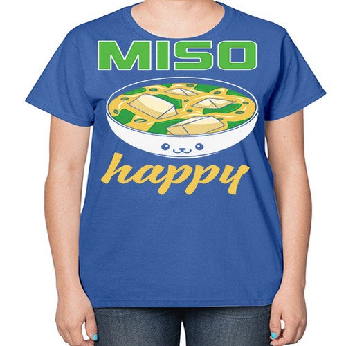 Miso Anime Japanese Food Lover 268# - anime-  Ladies T-Shirt