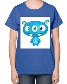 Monster 181# - cartoon general-  Ladies T-Shirt