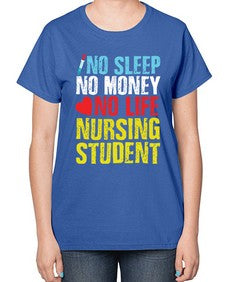 No Sleep Style 314# - nurse-  Ladies T-Shirt