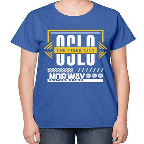 Oslo 1553# - cities-  Ladies T-Shirt