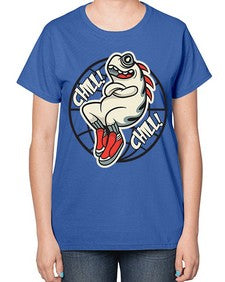 Pay the chills 201# - cartoon general-  Ladies T-Shirt