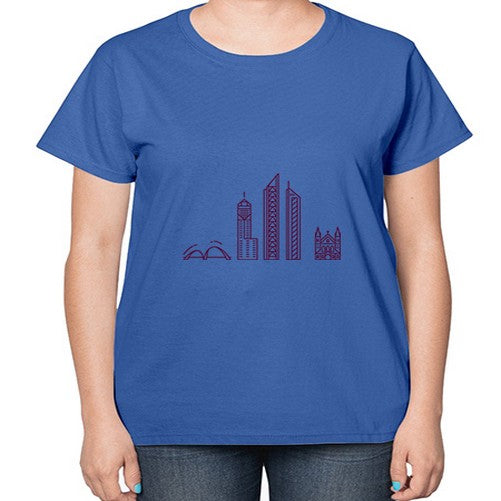 Perth 1596# - cities-  Ladies T-Shirt