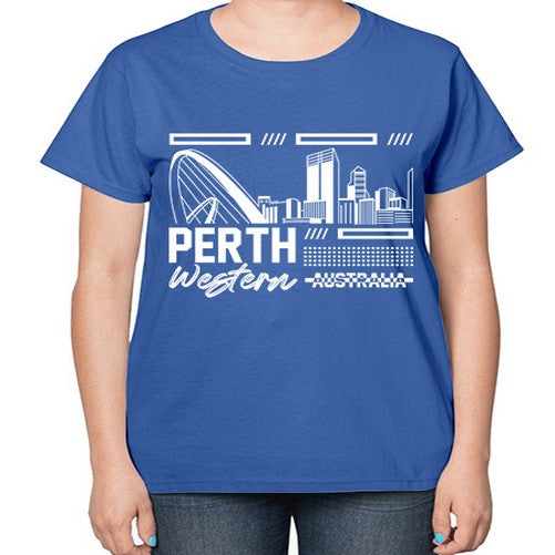 Perth 1597# - cities-  Ladies T-Shirt