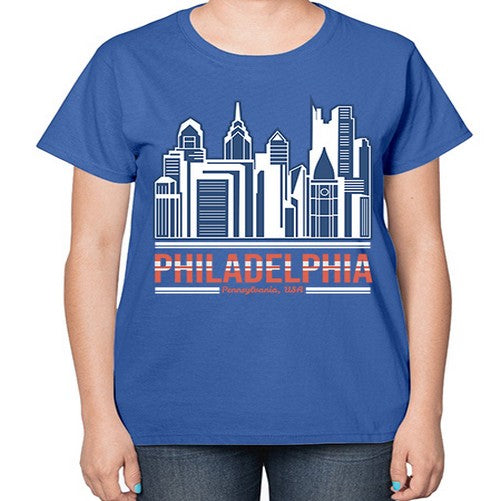 Philadelphia 1604# - cities-  Ladies T-Shirt