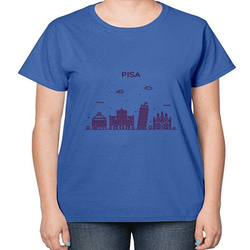 Pisa 1620# - cities-  Ladies T-Shirt