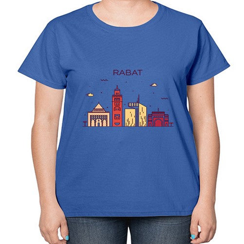 Rabat 1706# - cities-  Ladies T-Shirt